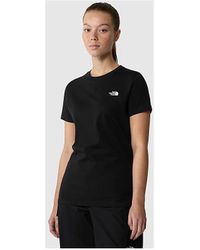 The North Face - T-shirt - W S/S SIMPLE DOME SLIM TEE - Lyst