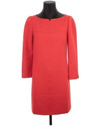 Tara Jarmon - Robe courte Robe en coton - Lyst