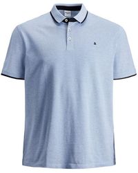 Jack & Jones - T-shirt 12143859 PAULOS POLO SS-BRIGHT COBALT - Lyst