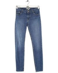 Maje - Jeans Jean droit en coton bleu - Lyst