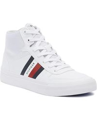 tommy hilfiger high top trainers