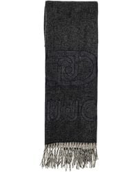 Liu Jo - Echarpe STOLA OVAL MONOGRAM EMBOSSED 2F5023 T0300 - Lyst