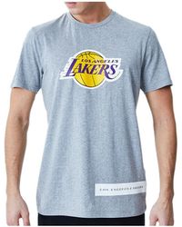 KTZ - Tee-shirt LOS ANGELES LAKERS BLOCK WORDMARK T-shirt - Lyst