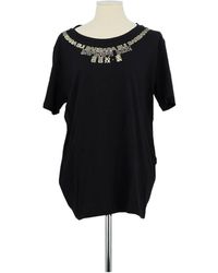Barbara Bui - T-shirt T-shirt en coton noir - Lyst