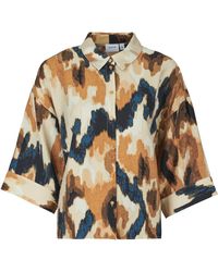 Vila - Blusen Virano Eva 3/4 - Lyst