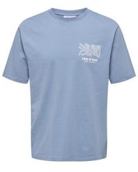 Only & Sons - T-shirt 176992VTPE25 - Lyst