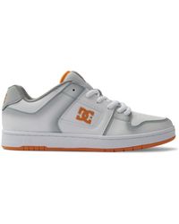 DC Shoes - Chaussures de Skate MANTECA SE white grey orange - Lyst
