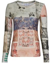 Desigual - T-Shirts A Maniche Lunghe Limbani - Lyst