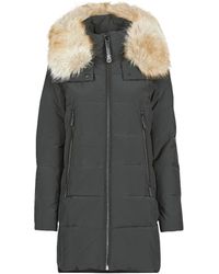 MICHAEL Michael Kors ELEVATED DOWN FUR COLLAR HOOD Doudounes - Noir