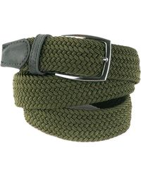 Suitable - Ceinture Ceinture Tissée Kaki - Lyst