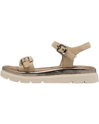 Tamaris - Sandales Sandales Compensé Cuir - Lyst