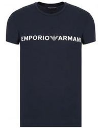EA7 - Debardeur Tee shirt Emporio Armani bleu marine 11035 2R516 00135 - S - Lyst