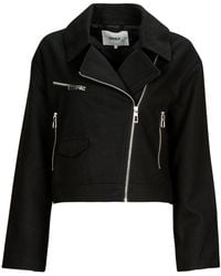 ONLY - Leren Jas Onlnancy Biker Jacket Otw - Lyst