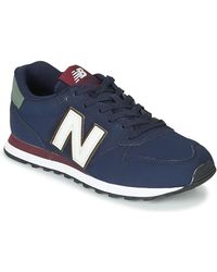 new balance 500 blauw