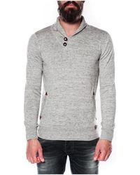 Deeluxe - Gilet Pull Azur Gris Clair - Lyst