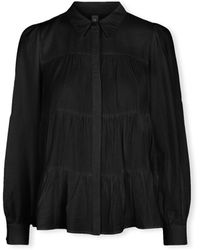 Y.A.S - Blouses YAS Noos Pala Shirt - Black - Lyst