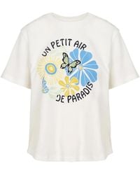 La Petite Etoile - T-shirt Tair ecru mc tee - Lyst