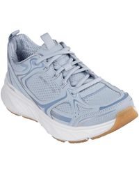 Skechers - Edgeride Silver Eclipse Baskets Synthétiques - Lyst