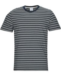 SELECTED - SLHANDY STRIPE SS O-NECK TEE W T-shirt - Lyst