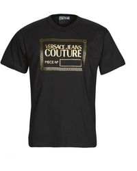 Heren Kleding voor voor T-shirts voor T-shirts met korte mouw Versace Jeans Couture T-shirt in het Grijs voor heren 