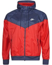 Nike Windjack Heritage Hooded Jacket - Rood