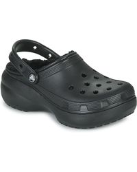 Crocs™ - Clogs classic platform lined clog w - Lyst