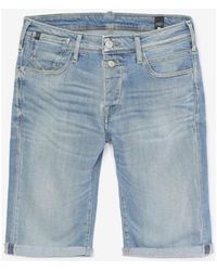 Le Temps Des Cerises - Short Bermuda laredo en jeans bleu clair délavé - Lyst