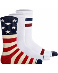 Stance - Chaussettes unisexe Chaussettes Paquet de 3 The Americana - Lyst