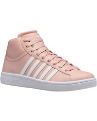 K-swiss Court Winston Sneakers in het Geel - Lyst