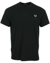 Fred Perry - T-shirt Pocket Detail Pique Shirt - Lyst