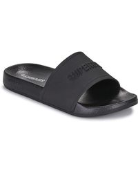 Superdry - Ciabatte Claquette Plage Logo - Lyst