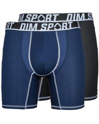 DIM - Boxer Sport Boxer Long Microfibre Pack X2 - Lyst