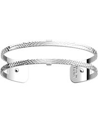 Les Georgettes - Bracelets Manchette Pure argentée 14mm - Lyst
