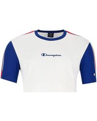 Champion - Polo tricolor Crewneck T-Shirt - Lyst