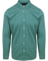 Scotch & Soda - Chemise Chemise Essential Poplin Stripe Vert - Lyst