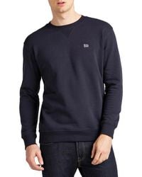 Lee Jeans - Sweat-shirt Sweat PLAIN CREW Midnight Navy - Lyst