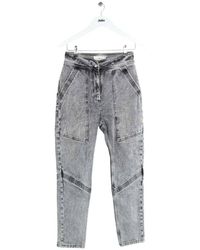 Ba&sh - Jeans Jean en coton gris - Lyst