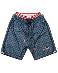 Sprayground - Zwembroek Sp501 Checkered Midi-Blk - Lyst