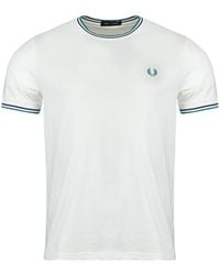 Fred Perry - Polo Shirt Korte Mouw Twin Tipped T-Shirt - Lyst