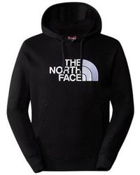The North Face - Sweat-shirt SWEAT CAPUCHE LIGHT DREW PEAK NOIR - TNF BLACK - M - Lyst