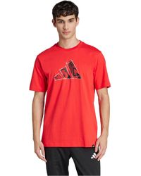 adidas - Polo M PHOTO TEE 2 - Lyst