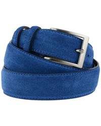 Spartoo Cintura pelle uomo stile casual cuoio marrone