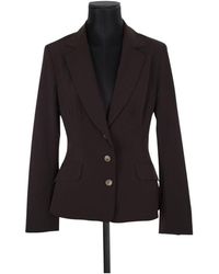 Tara Jarmon - Veste Blazer marron - Lyst