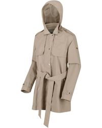 Regatta Trench Garbo longue Longueur Veste imperméable pour femmes - Marron