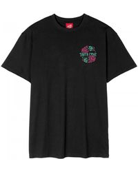 Santa Cruz - T-shirt Dressen rose crew two - Lyst