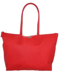 Lacoste - Sac a main Sac shopping porté épaule ref_cem40372-883 - Lyst