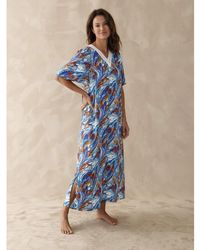 Daxon - Pyjamas / Chemises de nuit by - Robe d'hôtesse fluide - Lyst