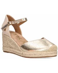 Etika - Espadrilles Espadrille À Talon Compensé - Lyst