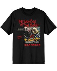 IRON MAIDEN - T-shirt Number Of The Beast - Lyst