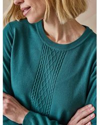 Daxon - Pull Pull Avec Torsades Toucher Doux - Lyst